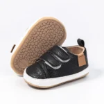 Classic Fashion Baby Casual Sneakers Vintage PU Leather 4 Colours Kids Baby Soft Rubber Sole Slip Resistant Infant Crib Shoes - Image 8