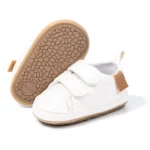 Classic Fashion Baby Casual Sneakers Vintage PU Leather 4 Colours Kids Baby Soft Rubber Sole Slip Resistant Infant Crib Shoes - Image 7