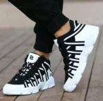 ⁦Large Size PU Leather Men's Running Shoes Men's White Sports Shoes Women Sport Shoes for Men Sneakers Red Basket Walk GME-0105⁩ - الصورة ⁦7⁩