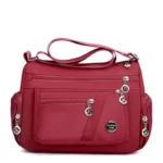 ⁦New Casual Large Capacity Shoulder Bags For Women Waterproof Oxford Multi-Zipper Crossbody Bag For Mother Shopping Handbag⁩ - الصورة ⁦13⁩
