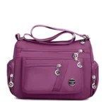⁦New Casual Large Capacity Shoulder Bags For Women Waterproof Oxford Multi-Zipper Crossbody Bag For Mother Shopping Handbag⁩ - الصورة ⁦11⁩