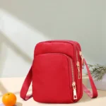 ⁦New Casual Large Capacity Shoulder Bags For Women Waterproof Oxford Multi-Zipper Crossbody Bag For Mother Shopping Handbag⁩ - الصورة ⁦3⁩