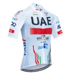 ⁦2025 White Cycling Jersey TEAM UAE Bike Vest Maillot Men Women Quick Dry Ropa Ciclismo Bicycle Jersey T-shirt⁩ - الصورة ⁦2⁩