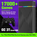 GC 3T Retro/3D Game HDD Playnite&Launchbox&Retrobat OS Emulator Consoles For PS3/PS2/Switch/Game Cube/WIIU/WII With 17000+ Games