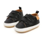 Classic Fashion Baby Casual Sneakers Vintage PU Leather 4 Colours Kids Baby Soft Rubber Sole Slip Resistant Infant Crib Shoes - Image 4