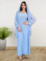 Saudi Arabic Party Dress for Women Abaya Muslim Diamond Hijab Dresses Set 2 Piece Vestidos Mujer Morocco Kaftan Abayas Robe 2023 - Image 9