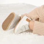 Classic Fashion Baby Casual Sneakers Vintage PU Leather 4 Colours Kids Baby Soft Rubber Sole Slip Resistant Infant Crib Shoes - Image 6