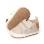 Classic Fashion Baby Casual Sneakers Vintage PU Leather 4 Colours Kids Baby Soft Rubber Sole Slip Resistant Infant Crib Shoes - Image 10