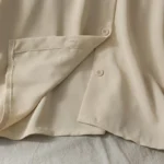 ⁦Women Sweet Shirts Cute Tops Peter Pan Collar S-3XL Loose Fashion Temper Minimalist Lolita French Elegant Clothes Trendy 5-Color⁩ - الصورة ⁦5⁩