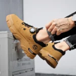 ⁦Autumn Mens Casual Shoes Leather Men's Sneakers Comfortable Soft Male Wark Board Shoes Platform Shoe for Men Кроссовки Мужские⁩ - الصورة ⁦2⁩