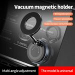 K007 Strong Magnetic Car Phone Holder - Foldable, 360° Adjustable Vacuum Mount with Multi-Angle Adjustment, Waterproof Aluminum Alloy Design for Secure and Stable Phone Holding, Universal Car Mount|Modern Car Accessory|Adjustable Phone Holder