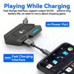 ⁦3-in-1 converter, one-handed keyboard, gaming keyboard and mouse combination, 35 game-specific keys, RGB lighting, membrane keyboard, ergonomic design, automatic pressing and grabbing of peripherals, long-term use without fatigue⁩ - الصورة ⁦3⁩