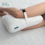 Ergonomic Knee Pillow for Side & Back Sleepers - Between Leg & Under Knee Support Pillow with 100% Polyester, Machine Washable, White - Spinal Alignment & Pressure for Better Sleep, Side Sleeper Pillow, Contoured Design, Soft Fabric, Healthconscious Users - Image 10