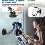Heavy Duty 360° Rotating Car Tablet Mount with Suction Cup – Adjustable Dashboard Holder for iPad Pro/Air/Mini & 11.94-32.77cm Tablets, Phones, and GPS Devices, Foldable Aluminum Design, Secure Adhesive Pad, Easy Installation, Compatibility, Tablet Holder - Image 3
