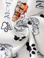 ⁦YIERYING Youngsters Boys' Summer Lion Cartoon Print Short-Sleeve Romper with Faux Suspenders - Soft Polyester Blend, Playful Animal Design, Easy-Care Hand Wash, Casual Youngsters Outfit | Cartoon Lion Design | Brand Yierying, Perfect for Outdoor⁩ - الصورة ⁦8⁩