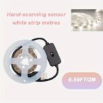 Valentine'S Day Warm White LED Strip Light with Motion Sensor - Easy Install USB Powered Lighting for Bedroom, Home, Kitchen, Wardrobe Decoration - Flexible Cuttable Tape, Romantic Space Theme, Non-changing White Light - Image 5