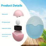 1pc Portable Silicone Body Lotion Applicator - Easy-to-Use, Detachable Sponge Roller for Sunscreen & Moisturizer, Effortless Application, Travel-Friendly, Fragrance-Free Skincare Tool, Outdoor Care, Makeup Tool, Portable Skincare Tool | Pastel Design | Si - Image 2