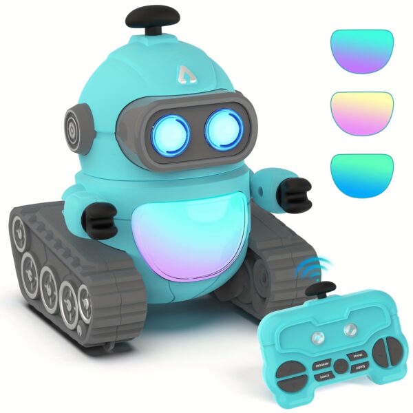 Cross-border Remote Control Smart Programming Light Music Dancing Mini Robot Toy