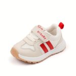 ⁦Comfortable Sneakers For Baby Boys, Lightweight Non Slip Walking Shoes For Indoor Outdoor, All Seasons⁩ - الصورة ⁦8⁩