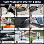 16000Pa Strong Suction, 100W Brushless Motor Vacuum Cleaner, Handheld Car Vacuum, 4-In-1 Portable Vacuum Cleaner, Suitable for Cars, Homes, Offices, And Camping. - Image 3