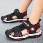 Youngsters' Breathable Mesh Sandals - Durable, Non-Slip, Hook & Loop Closure for Boys & Girls - Ideal for Summer, Spring & Fall - Image 3