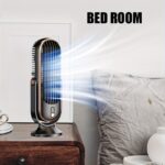 Jkuoo Ultra-Quiet Desktop Fan - Compact USB Rechargeable Air Cooler for Office and Home Use, Lithium Battery Powered