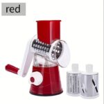 Multifunctional 3-in-1 Easy-to-Use Manual Cheese and Vegetable Potato Grater with Handle - Made of Durable Plastic, Rustproof, Easy to Clean, Perfect for Kitchen, Camping, and RV Use - Includes 3 Interchangeable Shaving Blades - Image 5