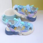 Youngsters' Breathable Mesh Sandals - Comfortable, Non-Slip Summer Footwear for Boys & Girls with Secure Fastening - Image 6