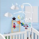 ⁦1set Baby Cartoon Musical Bed Bell, Manual Baby Musical Crib Bells, Popular Gifts⁩ - الصورة ⁦2⁩