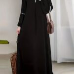 2023 New Women's Elegant Arabic Abaya Robe with Sequin Sleeves - Long Sleeve Modest Cover Dress, Solid Green, Machine Washable for Spring Summer Fall, Modest Apparel, Sequined Details, No Stretch Fabric - Image 11