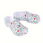 ⁦Ladies Hospital Work Shoes - Nurse's Cartoon Garden Shoes, Slip-On Work Shoes, Lightweight, All-Season, Plain Toe, EVA Material, Random Print, Made in Quanzhou⁩ - الصورة ⁦10⁩