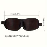 1/3/5/10 Pack Sleep Pure Black 3D Contoured Eye Mask - Pure Blackout, Soft Comfortable Ergonomic Design, Hypoallergenic & Fragrance-Free for Adults, Men & Women - Travel, Home, Office Use, Sleep Enhancement | Modern Sleepwear | Skinfriendly Material, Slee - Image 3
