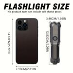 1pc Super Bright Variable Focus Flashlight - Portable, Multifunctional, Variable, Suitable for Outdoor, Emergency Use - Image 6