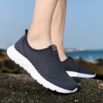 Men'S Breathable Slip-On Sneakers - Lightweight, Non-Slip Casual Shoes with Soft Mesh Upper, Ideal for Hiking, Running & Everyday Wear, All-Season Comfort, Casual Sports Shoes|Slipon Sneakers|Breathable Upper Sneakers - Image 11