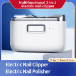 2in 1 Electric Automatic Nail Clipper Polishing Fingernail Trimmer Manicure - Image 5