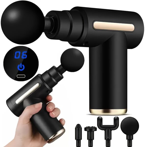 Deep Tissue Handheld Percussion Massager, Suitable For Body, And, Ultra-compact And Elegant Design, High Torque Power Supply, Father's Day Gift For Dad