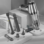 ⁦1pc Vacuum Cleaner 15000PA Wireless Handheld Vacuum Cleaner Home Appliance Car Vacuum Cleaner Wireless Handheld Car Vacuum Vacuuming And Blow 2in 1 Portable Strong Suction Cleaner Vacuum Accessories Cleaning Accessories Small Appliance⁩ - الصورة ⁦4⁩