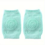 ⁦2pcs 5 Colors Soft Elastic Knee And Elbow Brace Pads For Babies And Toddlers - Anti-Slip Crawling Safety Protector And Leg Cushion⁩ - الصورة ⁦6⁩