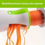 ⁦Creative Kitchen Spiral Vegetable Slicer - Handheld, Cordless, and Heavy-Duty for Zucchini Noodles and More⁩ - الصورة ⁦5⁩