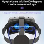 VR Headset: Mobile Virtual Reality 3D Glasses with Phone Lenses for iPhone & Android Smartphones - Premium VR Helmet, Immersive 3D Experience - Image 7