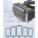 VR Headset: Mobile Virtual Reality 3D Glasses with Phone Lenses for iPhone & Android Smartphones - Premium VR Helmet, Immersive 3D Experience - Image 3