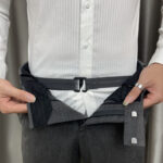 Stylish Black Elastic Belt - No-Show, Stretch Fit for Jeans & Casual Wear - Image 4