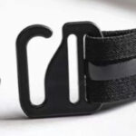 Stylish Black Elastic Belt - No-Show, Stretch Fit for Jeans & Casual Wear - Image 3
