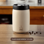 1pc Bincoo Stainless Steel Coffee Canister, Vacuum Sealed Press-Type Freshness Preservation Container, 304 Stainless Steel Light-Blocking Storage Jar for Coffee Beans - Image 7