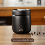 1pc Bincoo Stainless Steel Coffee Canister, Vacuum Sealed Press-Type Freshness Preservation Container, 304 Stainless Steel Light-Blocking Storage Jar for Coffee Beans - Image 13