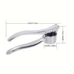 1 Premium Stainless Steel Garlic Press - Manual, Easy-to-Clean Garlic & Ginger Crusher, Durable Kitchen Tool for Quick Home Cooking, No Electricity Needed, Garlic Crusher - Image 3