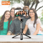 HOTU 1pc Smartphone Tripod - Handheld Head, Ultra Portable Selfie Stick with 360° Wireless Remote Control - Suitable for all kinds of smartphones, designed for selfies, great for shooting, documenting, and taking group photos - Image 7