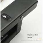 A set of 2 iron wall mounted microwave oven brackets, L-shaped telescopic foldable kitchen brackets, projector brackets, suitable for placing electrical appliances in kitchens, restaurants, and offices, saving space. Suitable for all models. - Image 7