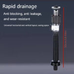 1pc Kitchen and Bathroom Retractable Anti-Odor Pipe Set - Universal Toilet Drain Pipe, Water Pipe and Accessories - Image 6