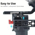 Foldable L Bracket for DJI Ronin RS4 RS3 PRO Mini RS2 Camera Gimbal Stabilizer Extension Magic Arm Handle Sling Grip Mounting - Image 4